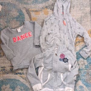 3 Sweatshirts. Size 5